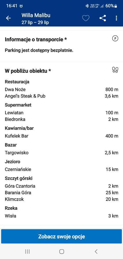 Willa Malibu Ustroň Exteriér fotografie